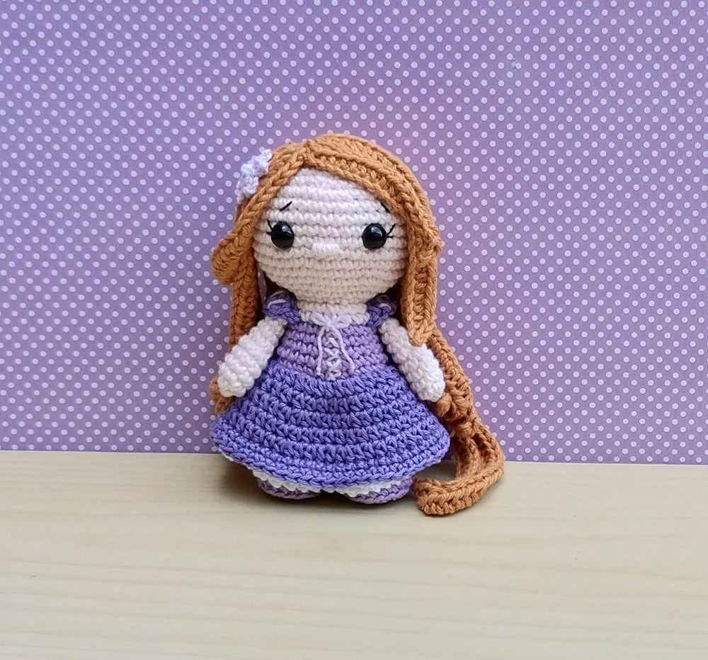 Kit Rapunzel e Pascal Amigurumi - Imagem 2