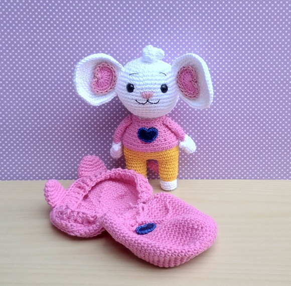 Ratinha Potato v.3 Amigurumi - Imagem 2