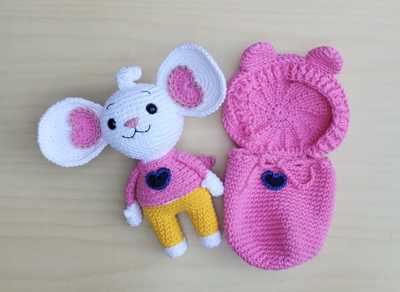 Ratinha Potato v.3 Amigurumi - Imagem 3