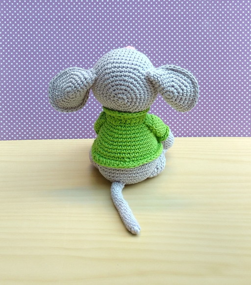 Ratinho Alfred Amigurumi - Imagem 4