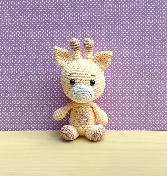 Safári Baby - Girafa Candy Amigurumi