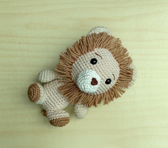 Safári Baby - Leão Jujuba Amigurumi - Imagem 2
