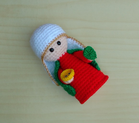 Santa Luzia Amigurumi - Imagem 4
