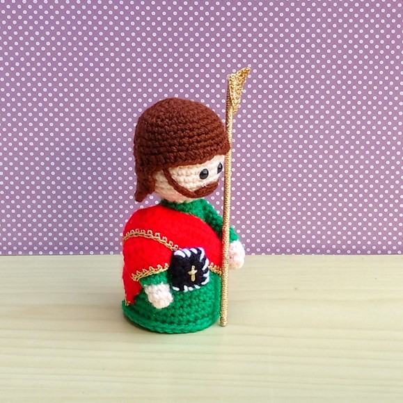 São Judas Tadeu Amigurumi - Imagem 2