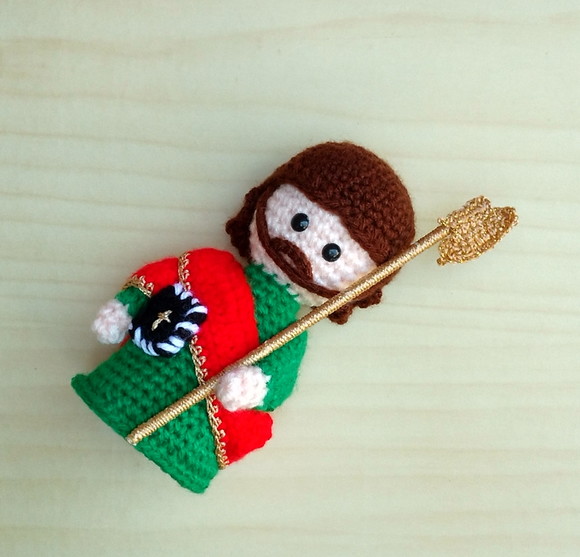 São Judas Tadeu Amigurumi - Imagem 4