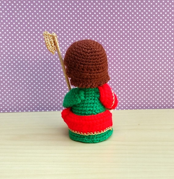 São Judas Tadeu Amigurumi - Imagem 3