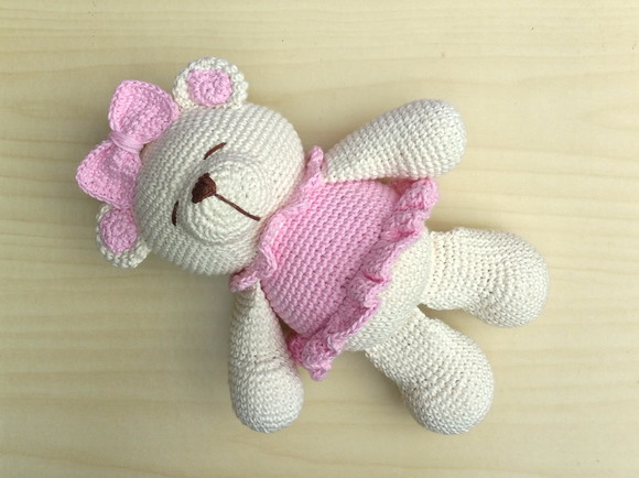 Ursa Charlote Amigurumi - Imagem 2