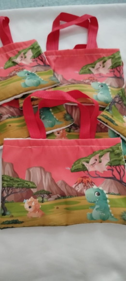 Bolsa Ecobag Dinossauro - Imagem 3