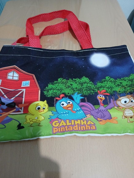 Bolsa Ecobag Galinha Pintadinha - Imagem 2