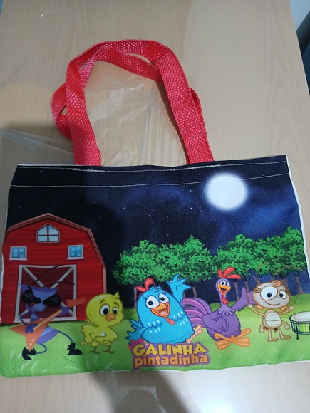Bolsa Ecobag Galinha Pintadinha - Imagem 3