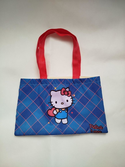 Bolsa Ecobag Hello Kitty Personalizada! - Imagem 2