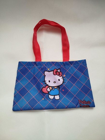 Bolsa Ecobag Hello Kitty Personalizada! - Imagem 4