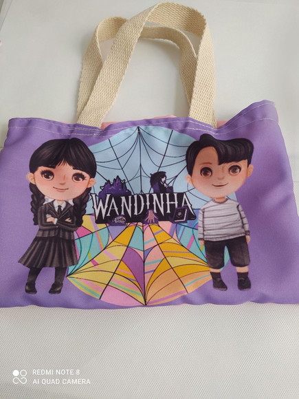 Bolsa Ecobag Wandinha ! - Imagem 2