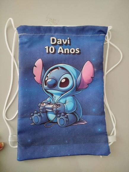 Mochilinha Stitch Personalizada ! - Imagem 2