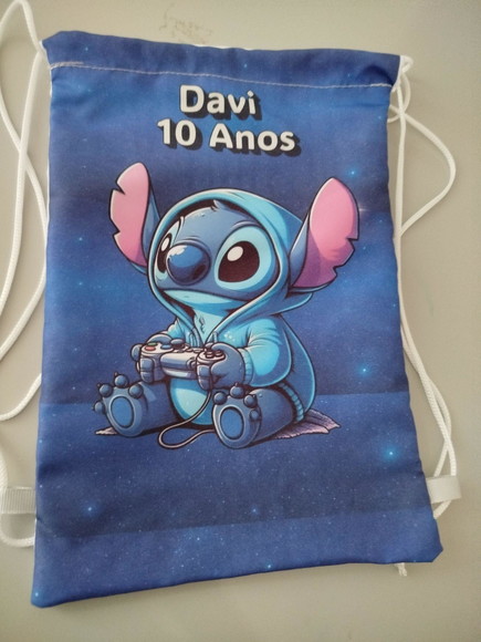 Mochilinha Stitch Personalizada ! - Imagem 5