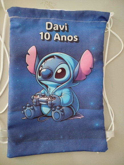 Mochilinha Stitch Personalizada ! - Imagem 4
