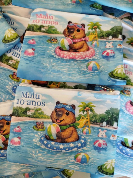 Necessaire Capivara Personizada - Imagem 4