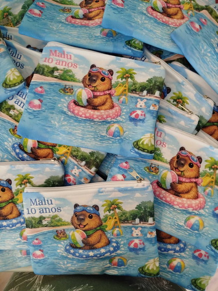 Necessaire Capivara Personizada - Imagem 3