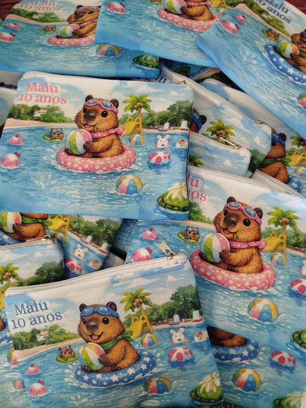 Necessaire Capivara Personizada - Imagem 5