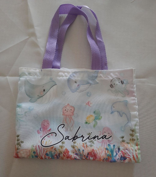 Sacola Ecobag Personalizável Fundo do Mar