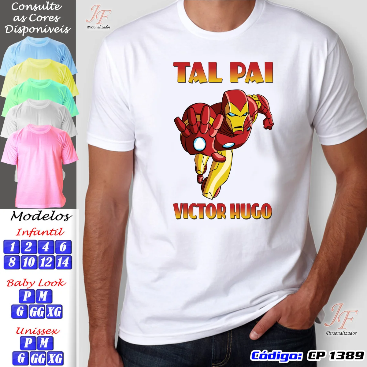 Camisetas Dia Dos Pais Personalizadas | 04 Unid | Homenagem ao Pai - Imagem 2