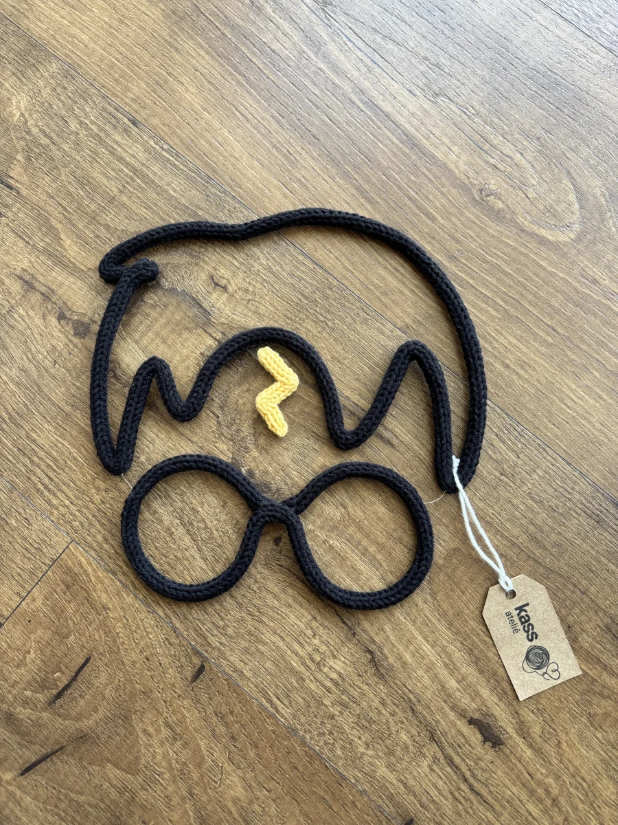 Decoração de parede Harry Potter em tricotin - Imagem 1