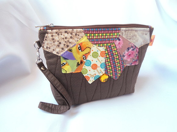 83. Necessaire Flor de Tecido - Imagem 2