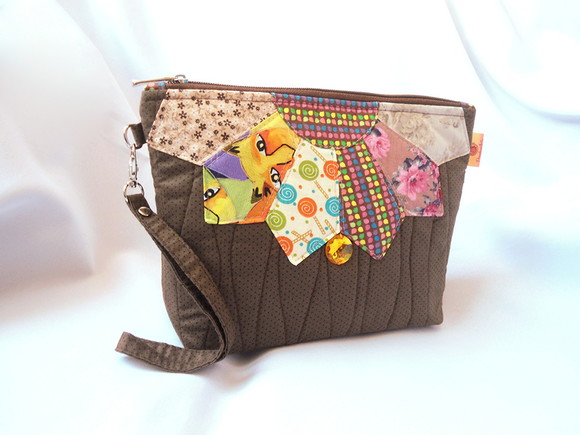 83. Necessaire Flor de Tecido - Imagem 3