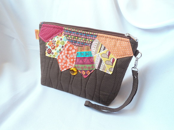 83. Necessaire Flor de Tecido - Imagem 5