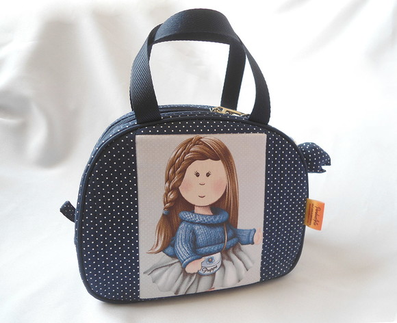 76. Bolsa de Mão em Tecido Menina - Imagem 2
