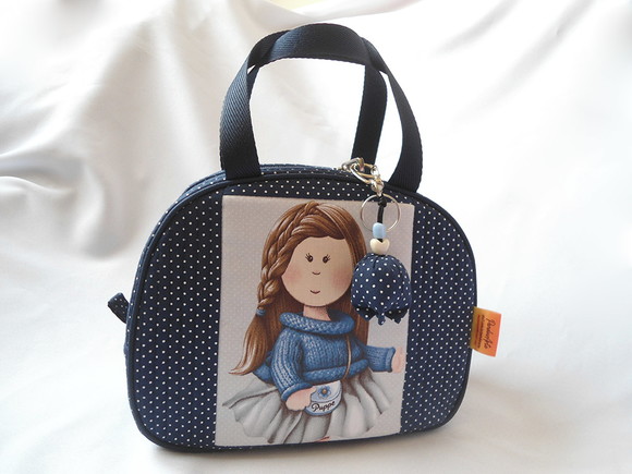76. Bolsa de Mão em Tecido Menina - Imagem 4