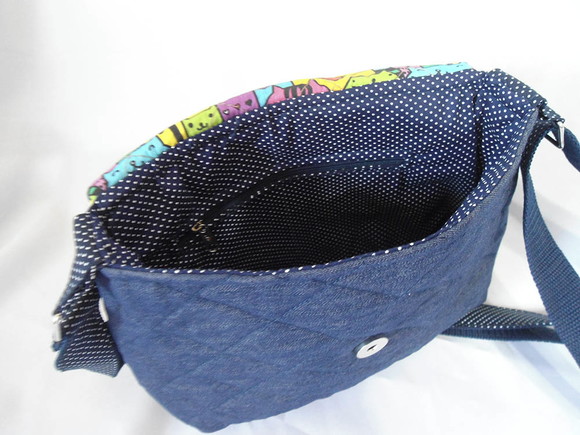 8. Bolsa Tiracolo em Tecido e Jeans - Imagem 4