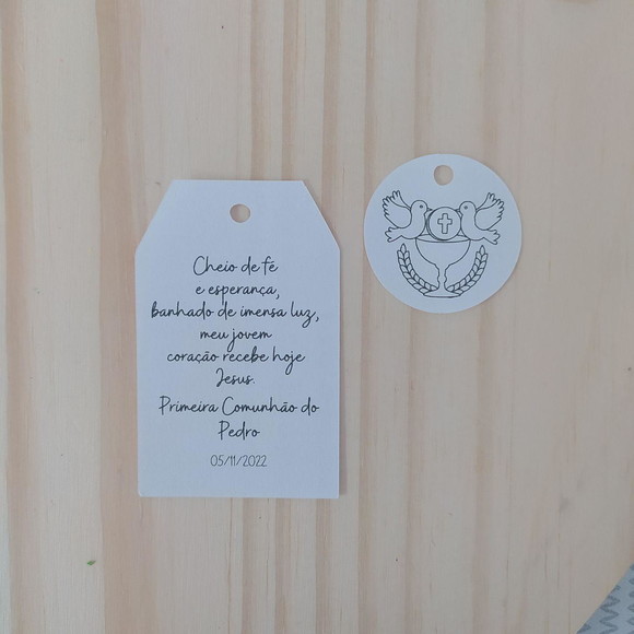 Tag Primeira Comunhão - Pacote
