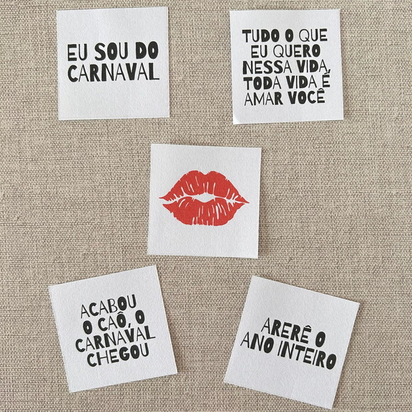 20 Tatuagens Temporárias - Carnaval