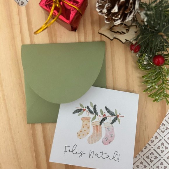 Cartões de Natal - 10 Unidades