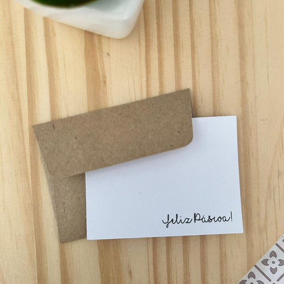 Mini Cartões + Envelopes Páscoa