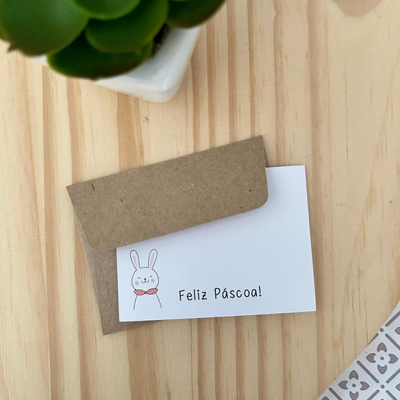 Mini Cartões + Envelopes Páscoa