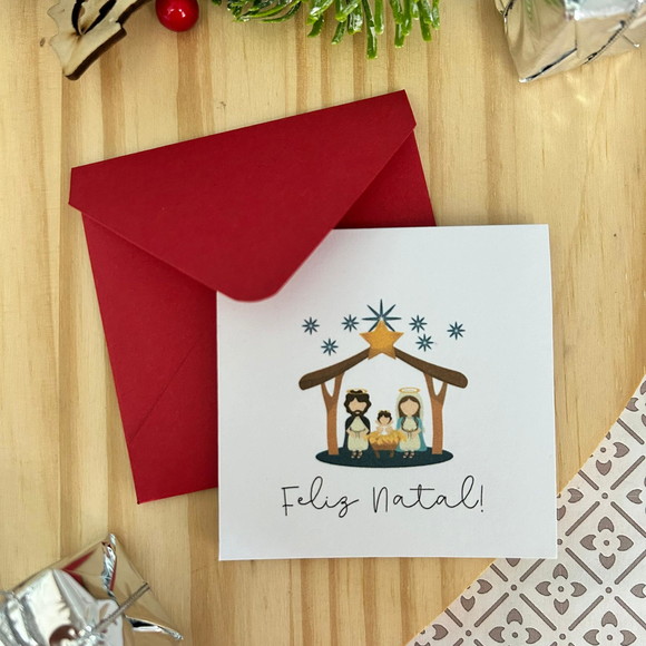 Cartão de Natal - 10 Unidades