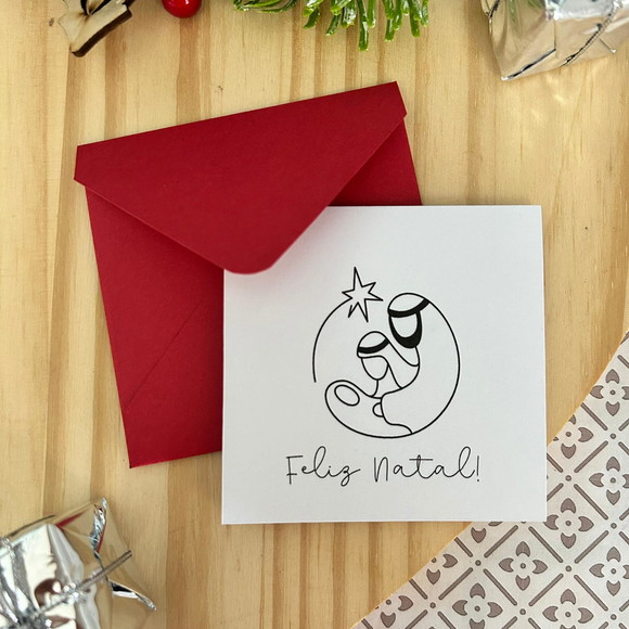 Cartão de Natal - 10 Unidades
