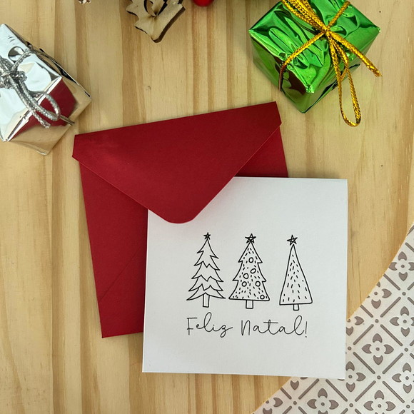 Cartão de Natal - 10 Unidades