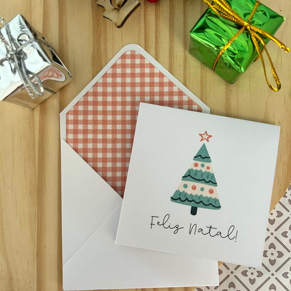 Cartão de Natal - 10 Unidades