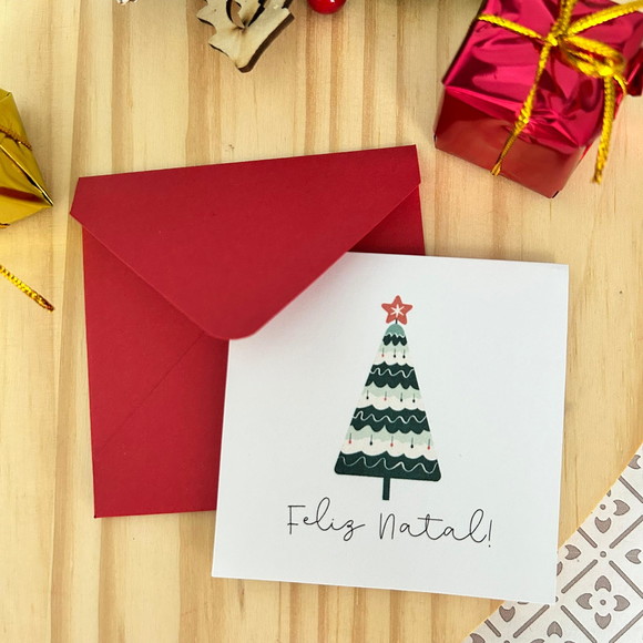 Cartão de Natal - 10 Unidades