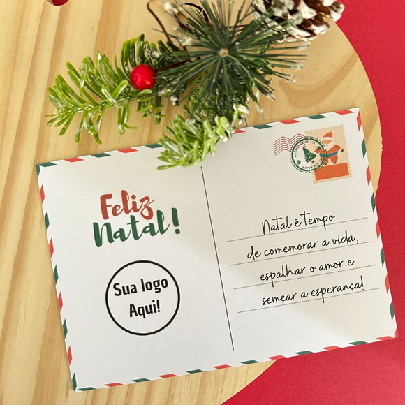 Postal de Natal Personalizado