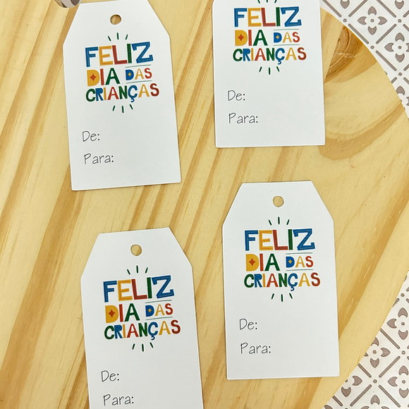 Tags para Presentes - Dia das Crianças