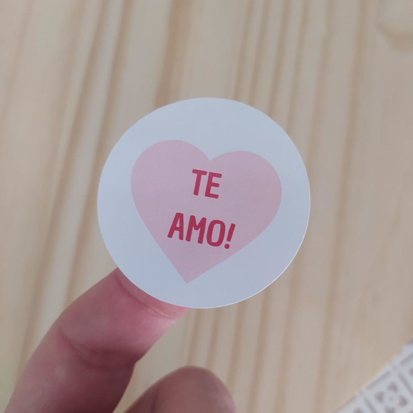 Adesivo Te Amo