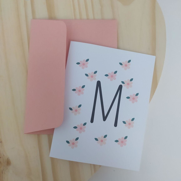Cartões Letra + Envelopes - 10 Unidades