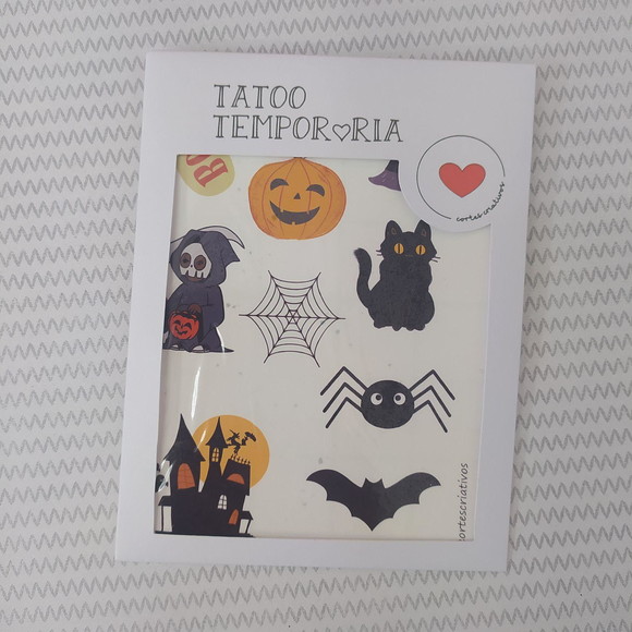Tatuagem Temporária Infantil - Halloween