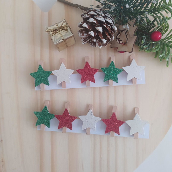 Mini Pregadores Personalizados - Natal