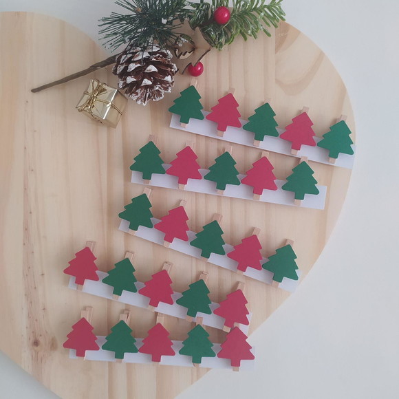 Mini Pregadores Personalizados - Natal