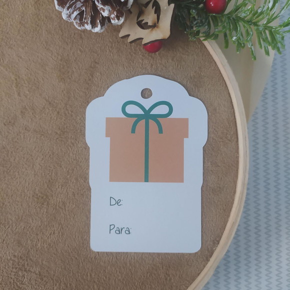 Tag para Presentes De/para